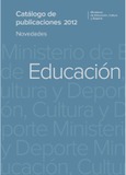 Catálogo de publicaciones del Ministerio de Educación, Cultura y Deporte 2012