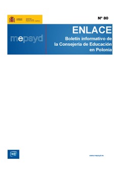 Enlace nº 80. Boletín informativo de la Consejería de Educación en Polonia