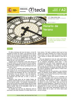 Tecla. Revista de la Consejería de Educación en Reino Unido e Irlanda. 24 marzo 2006 Tecla. Revista de la Consejería de Educación en Reino Unido e Irlanda. 24 marzo 2006