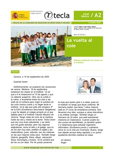 Tecla. Revista de la Consejería de Educación en Reino Unido e Irlanda. 7 octubre 2005