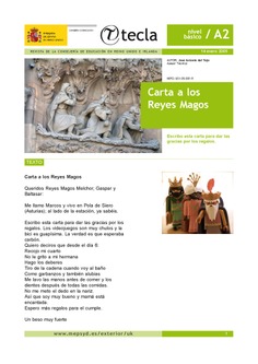 Tecla. Revista de la Consejería de Educación en Reino Unido e Irlanda. 14 enero 2005 Tecla. Revista de la Consejería de Educación en Reino Unido e Irlanda. 14 enero 2005