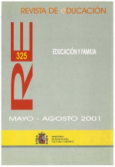 Revista de educación nº 325. Educación y familia