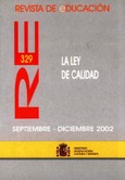 Revista de educación nº 329. La ley de calidad