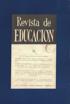 Revista de educación nº 39