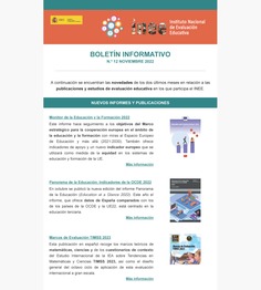 Boletín Informativo INEE Nº.12 noviembre 2022