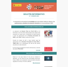 Boletín Informativo INEE Nº.14 marzo 2023