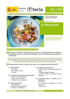 Tecla. Revista de la Consejería de Educación en Reino Unido e Irlanda. Febrero 2007 Tecla. Revista de la Consejería de Educación en Reino Unido e Irlanda. Febrero 2007