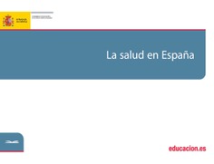 La salud en España