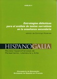 Hispanogalia. Revista hispanofrancesa de pensamiento, literatura y arte. Anexo II: Estrategias didácticas para el análisis de textos narrativos en la enseñanza secundaria