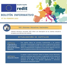 Boletín Informativo Número 38 Febrero 2023. Eurydice España - Redie