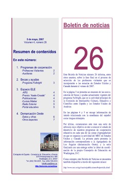 Boletín de noticias nº 26
