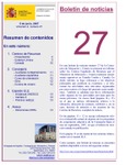 Boletín de noticias nº 27