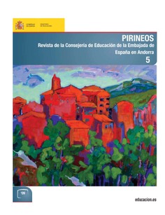 Pirineos nº 5. Revista de la Consejería de Educación de la Embajada de España en Andorra
