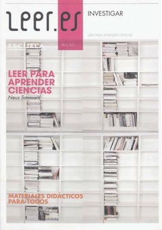 Leer.es. Abril 2011. Investigar. Leer para aprender ciencias