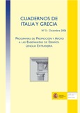 Cuadernos de Italia y Grecia nº 5. Programas de promoción y apoyo a las enseñanzas de español lengua extranjera