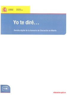Yo te diré... nº 2. Revista digital de la Asesoría de Educación en Manila