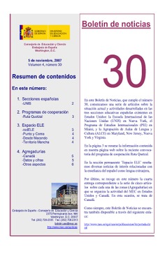 Boletín de noticias nº 30