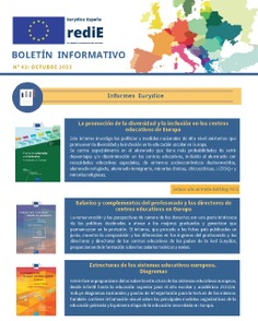 Boletín Informativo nº 42 Octubre 2023. Eurydice España - Redie