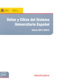 Datos y cifras del sistema universitario español. Curso 2011/2012