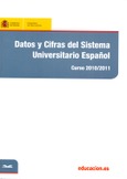 Datos y cifras del sistema universitario español. Curso 2010/2011