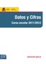 Datos y cifras. Curso escolar 2011/2012