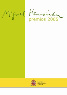 Premios Miguel Hernández. Edición 2005
