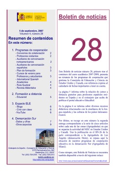 Boletín de noticias nº 28