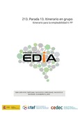 Proyecto EDIA nº 213. Parada 13: Itinerario en grupo