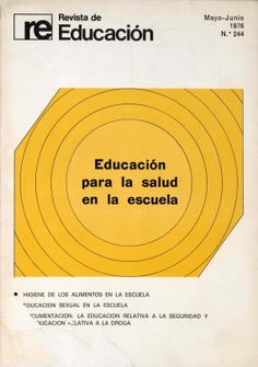 Revista de educación nº 244