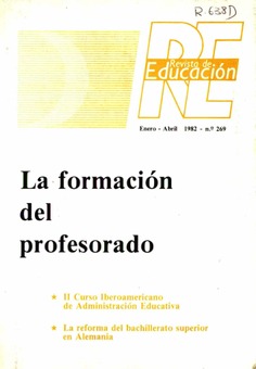 Revista de educación nº 269