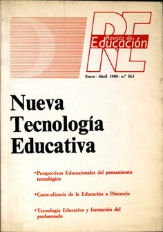 Revista de educación nº 263