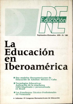 Revista de educación nº 262