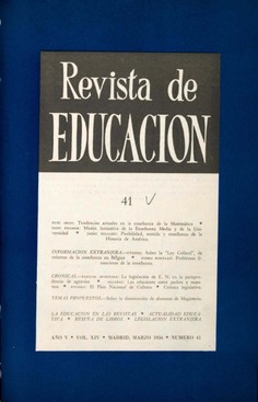 Revista de educación nº 41