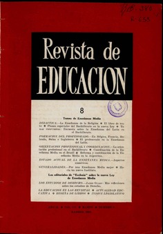 Revista de educación nº 8