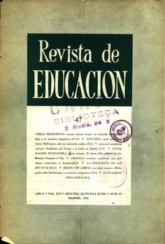Revista de educación nº 47