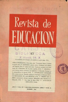 Revista de educación nº 43