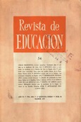 Revista de educación nº 54