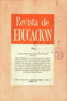 Revista de educación nº 56