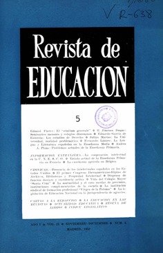 Revista de educación nº 5