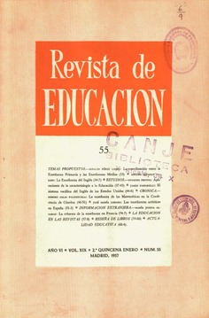 Revista de educación nº 55
