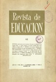 Revista de educación nº 61