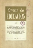 Revista de educación nº 60