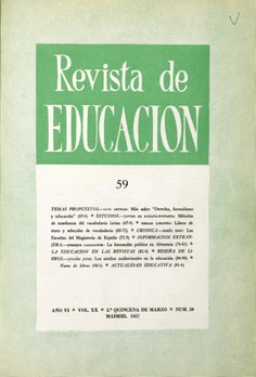 Revista de educación nº 59
