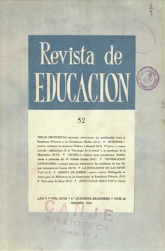 Revista de educación nº 52