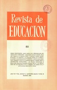 Revista de educación nº 80