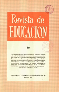 Revista de educación nº 80