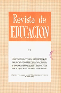 Revista de educación nº 91