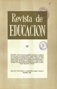 Revista de educación nº 97