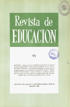 Revista de educación nº 95