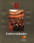 Universidades nº 1 julio-agosto 1992. Boletín informativo del Consejo de Universidades